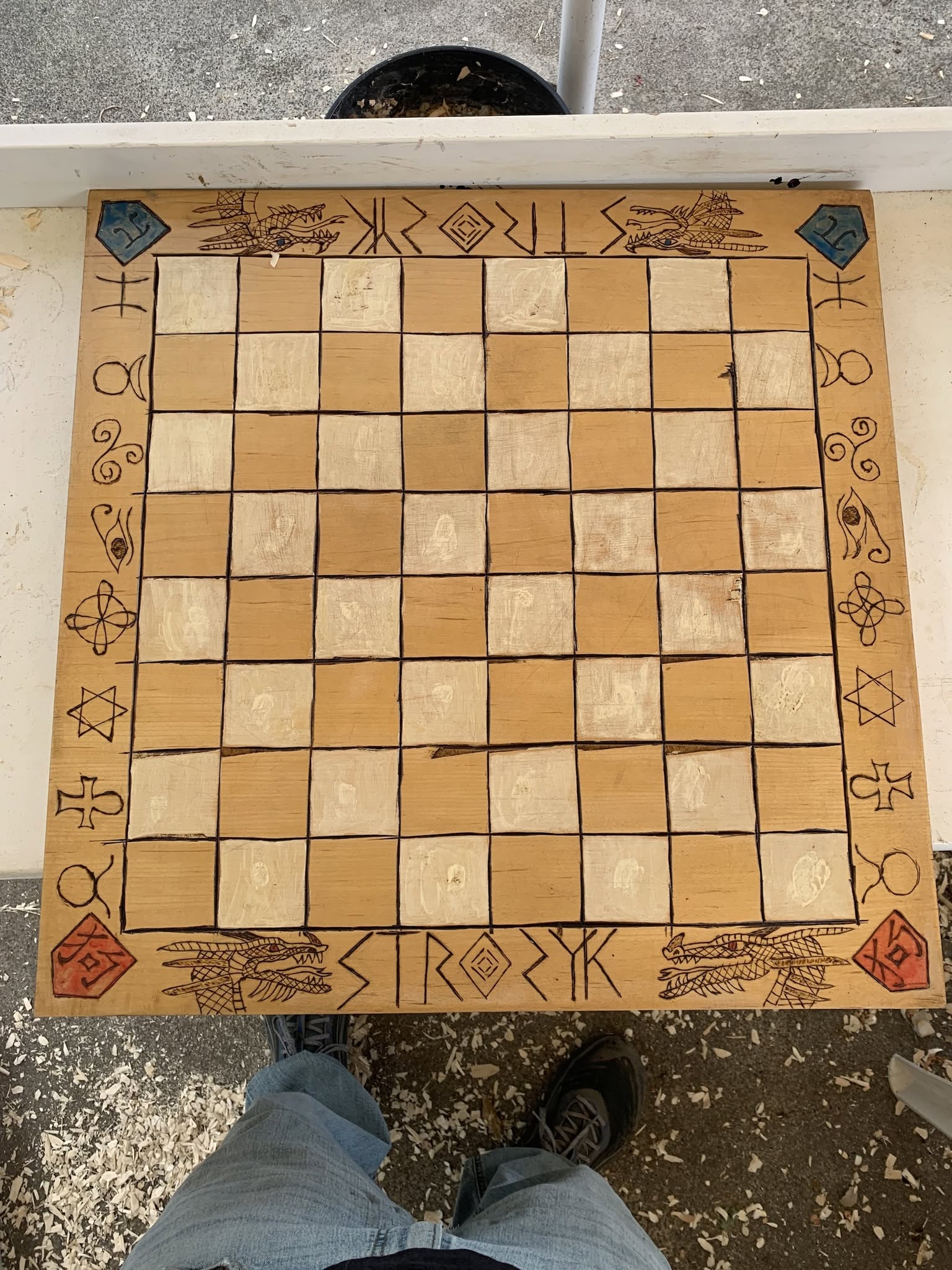 Orcs Vs. Humans Chessboard 1
