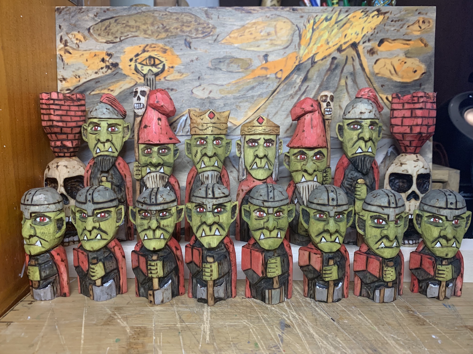 Orc Army (small version 1 in. square)