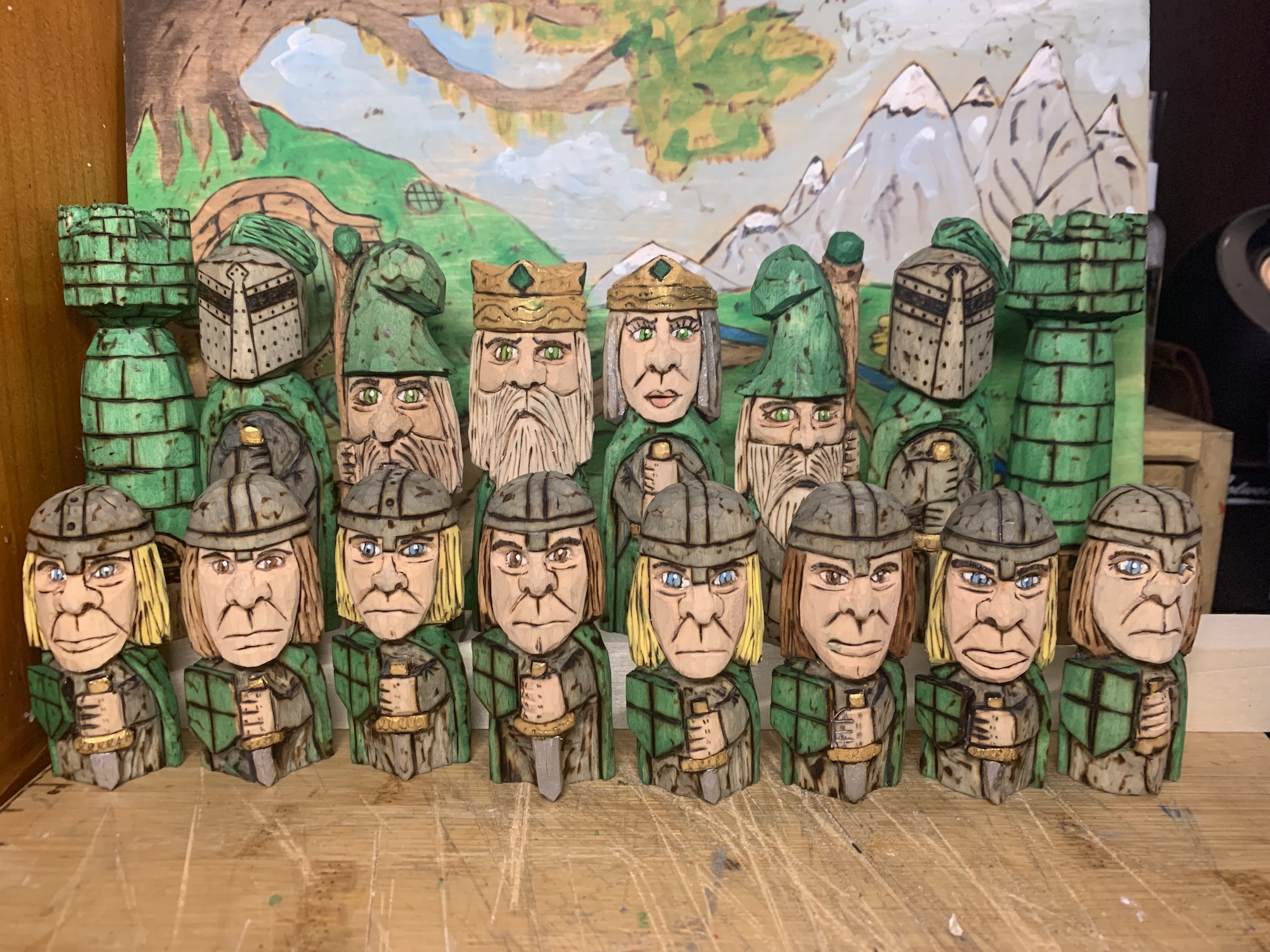 Human Army (smaller version - 1 inch square)