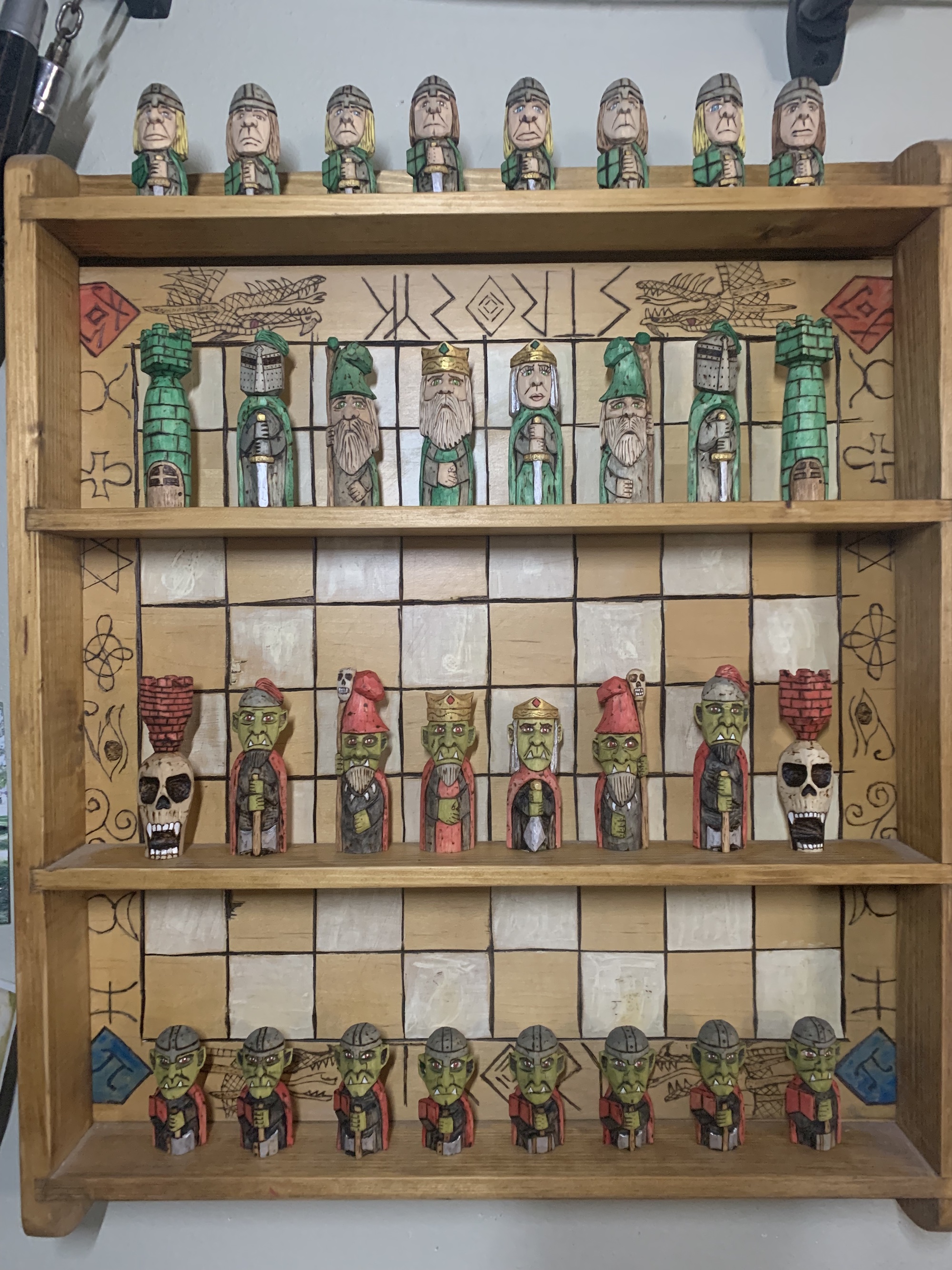Orcs Vs. Humans (smaller version - 1 inch square blocks )
